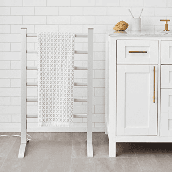 2-in-1 Electric Heated 6 Bar Lightweight Towel Rail