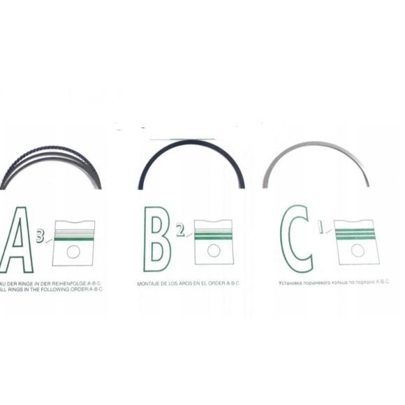 PISTON RING KIT 03C198151F