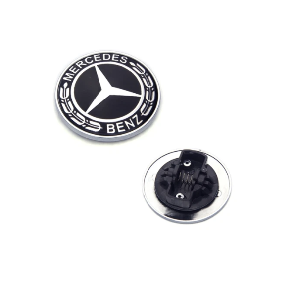 Mercedes-Benz Black Front Hood Emblem 57mm – A0008171701
