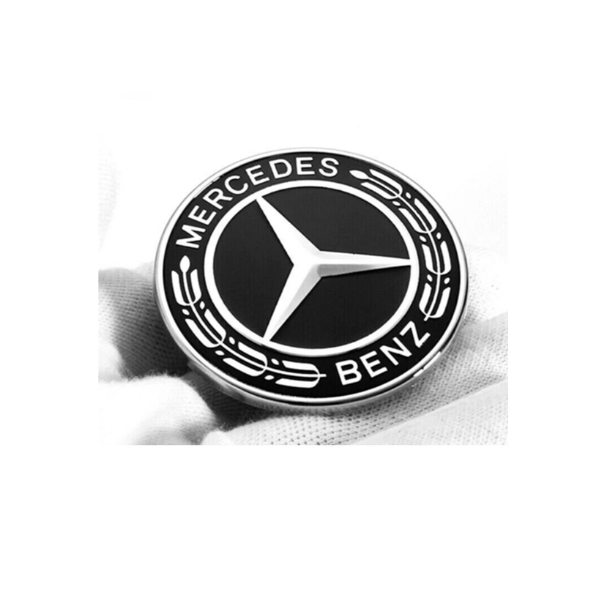Mercedes-Benz Black Front Hood Emblem 57mm – A0008171701