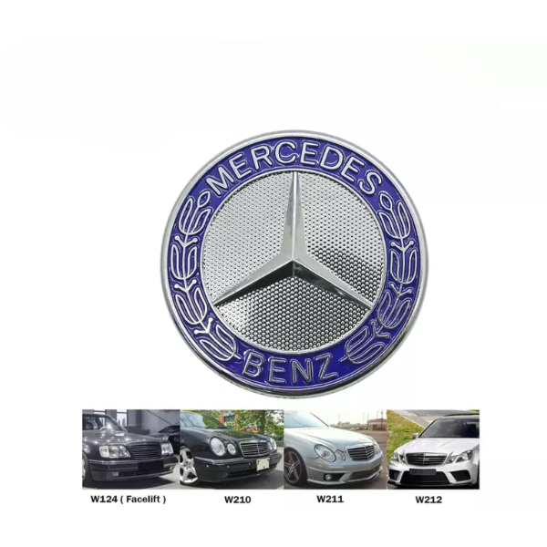 Mercedes-Benz Front Hood Emblem 57mm Blue - A2048170616
