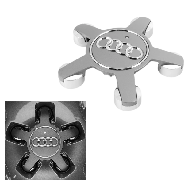 ALLOY CENTRE WHEEL HUB CAP FOR AUDI SINGLE - 4F0601165N