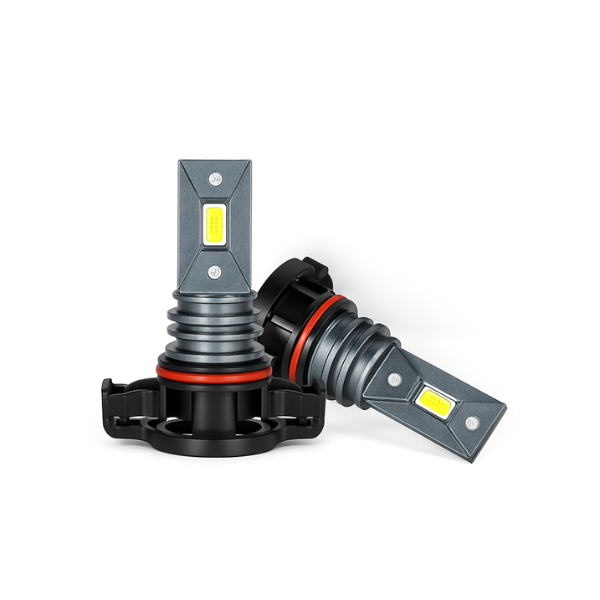 Super Bright Mini LED Fog Light Bulbs (White) 2 Pieces - PSX24W