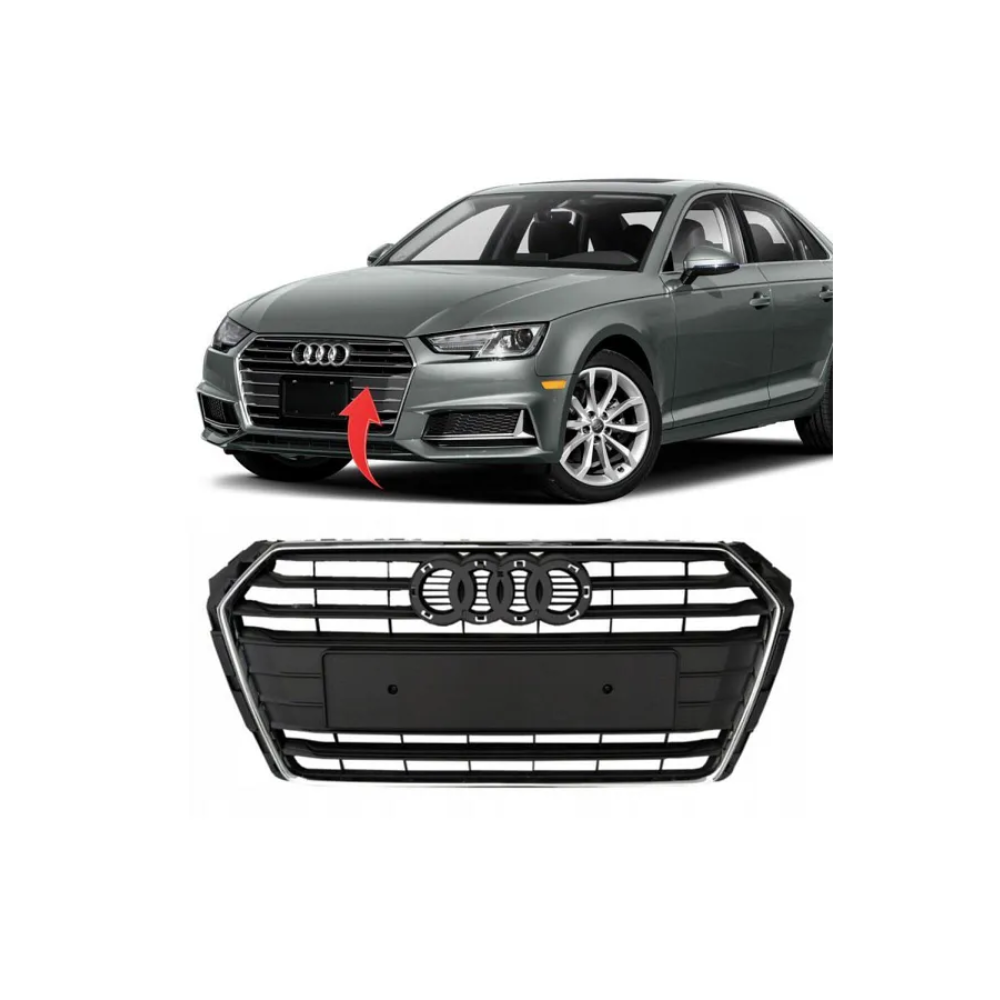 Audi A4 B9 Front Main Grille - 8W0853651 NO BADGE