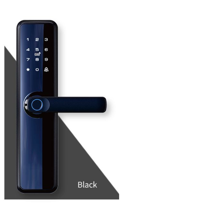 Smart Intelligent Wifi Door Lock - Black Tuya