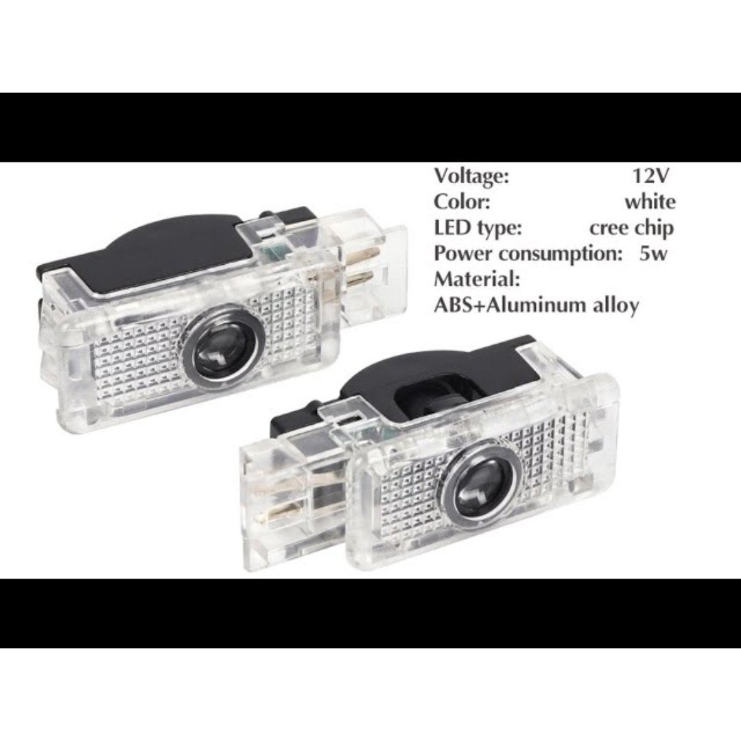 Mercedes W203 LED Car Door Logo Lights - Set of 2