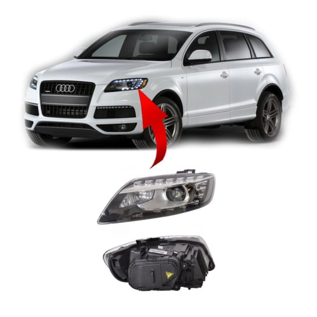 AUDI Q7 4L 2010-2015 Headlight Shell - 4L0941029AC Left Side