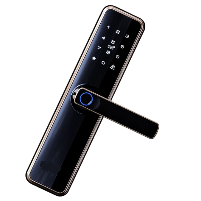 Smart Intelligent Wifi Door Lock - Black Tuya