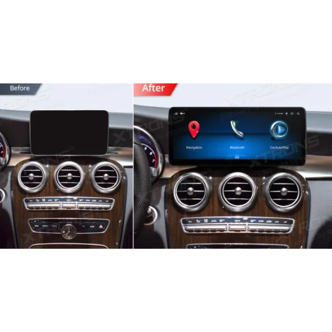 Mercedes C Class 10.25" W205 Android Navigation Infotainment Unit with CarPlay Android Auto NTG.5.0