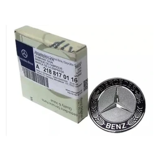 Mercedes Benz 57mm Bonnet Badge - A2188170116 Blue Colour