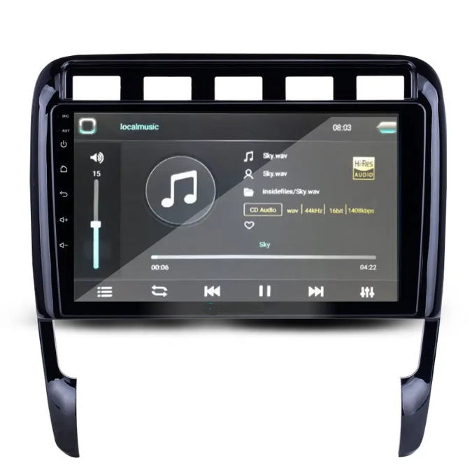 9-inch Android GPS and Entertainment System for Porsche Cayenne (2003-2013)