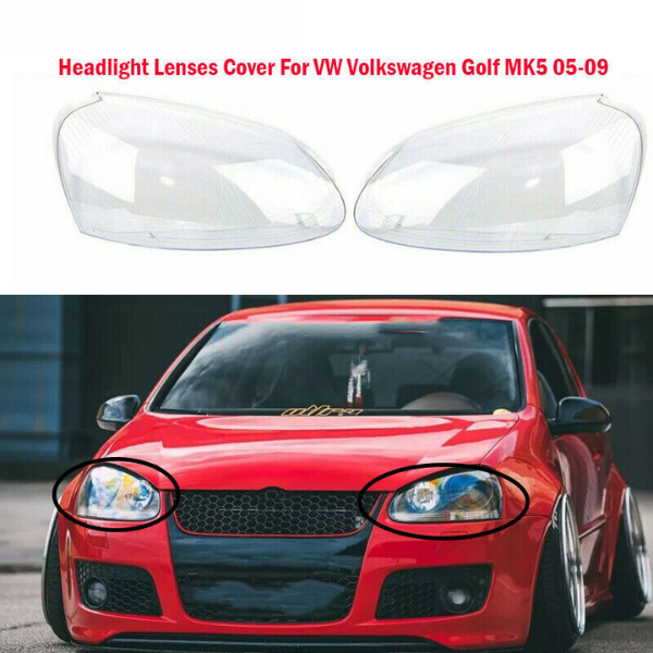 Golf 5 Jetta Headlight Lens Replacement Cover 07-11