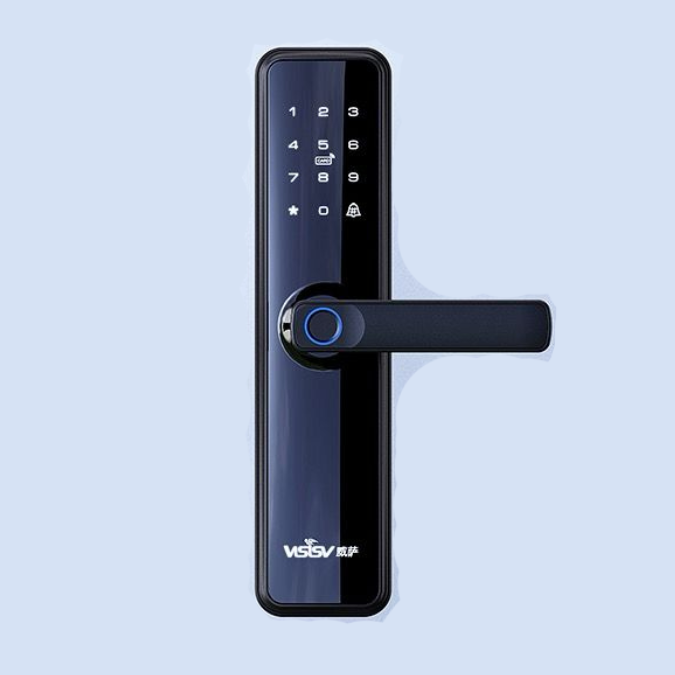 Smart Intelligent Wifi Door Lock - Black Tuya