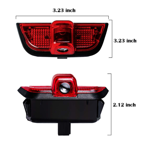 Mercedes W204 LED Car Door Logo Lights - Set of 2
