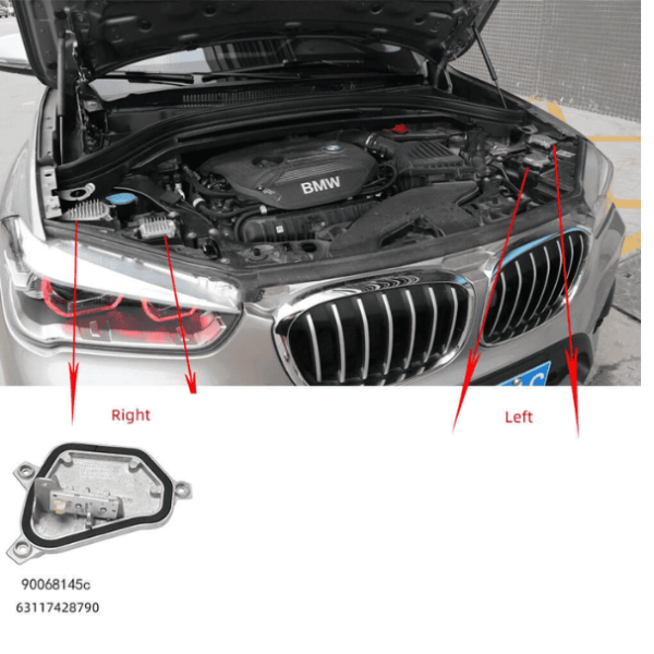 LED Day Running Lights Module BMW - Right side 63117428790