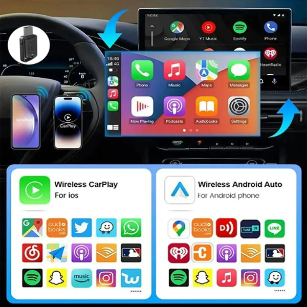 Wired To Wireless Carplay Converter