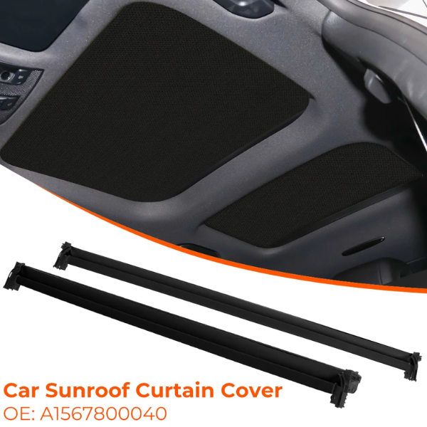 Front Panoramic Sunroof Cover For Mercedes C-Class W205- A2057800340 - Black