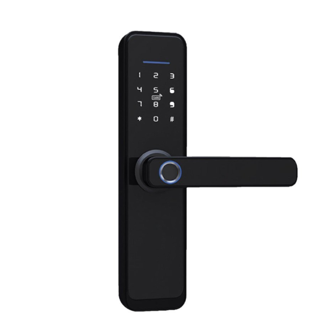 Smart Intelligent Wifi Door Lock - Black Tuya