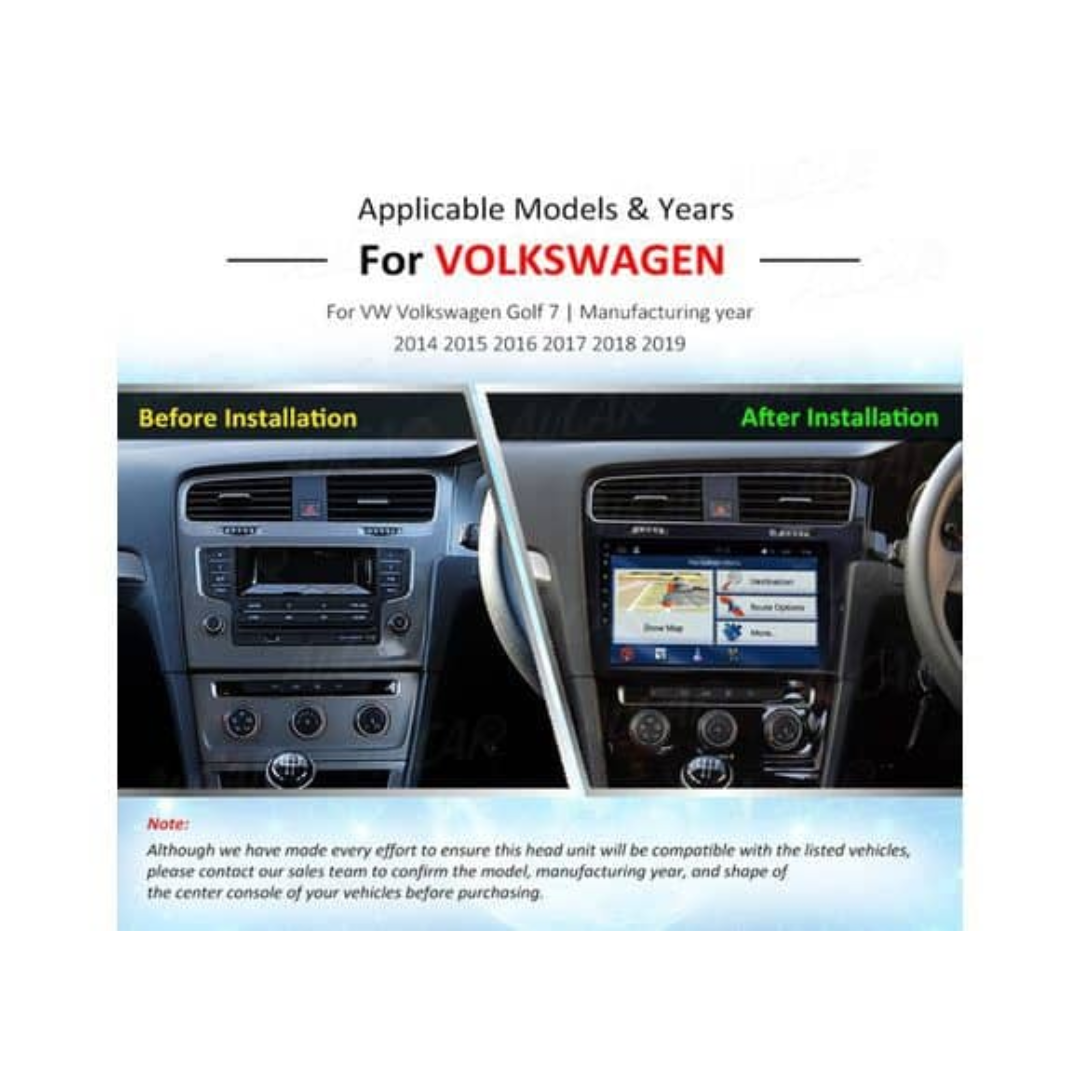 10-Inch Android Car Radio Navigation Unit for VW Golf 7 (2014–2019)