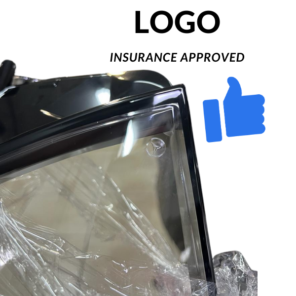 Headlight Glass Lens Plastic Cover OEM for Mercedes W205 (15-17) WITH LOGO Left Side - A2059067303DDZ