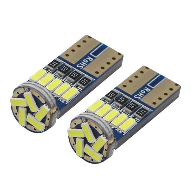 T10 15led 4014 SMD LED No OBC Error 194 168 W5W T10 15 smd canbus non polarity LED