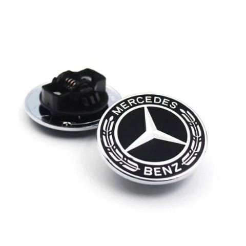 Mercedes-Benz Black Front Hood Emblem 57mm – A0008171701