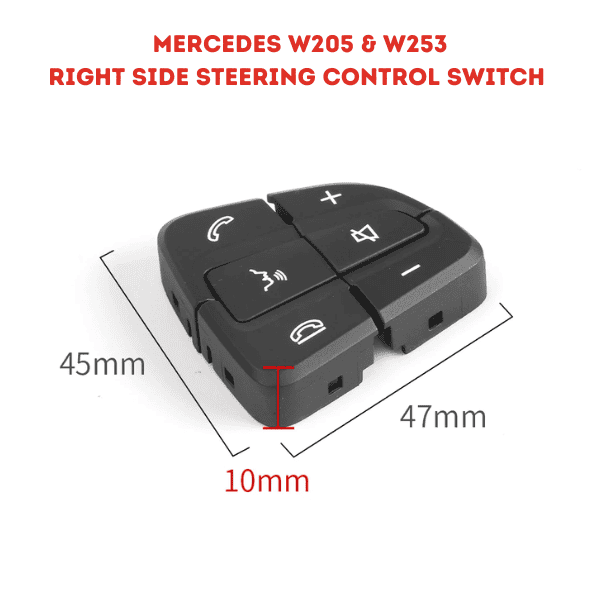 Mercedes W205 & W253 Steering Wheel Switch Control Button (Right Side) – 0999050200