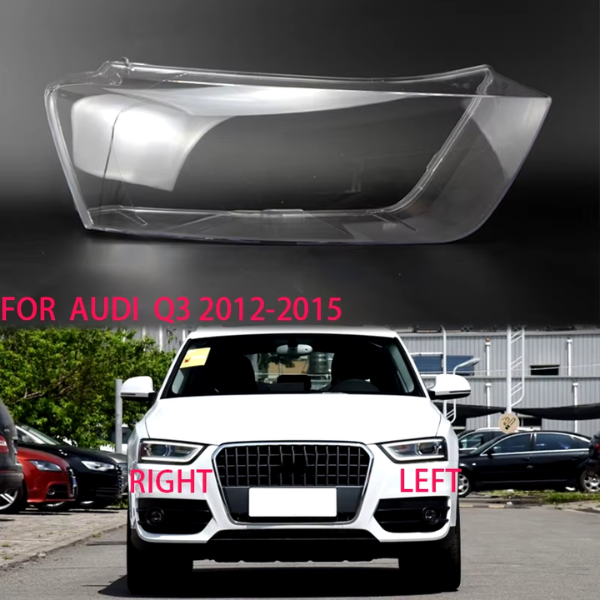 Audi Q3 11-15 Headlight Replacement Lens 8U0941004DDDZ - Right Side