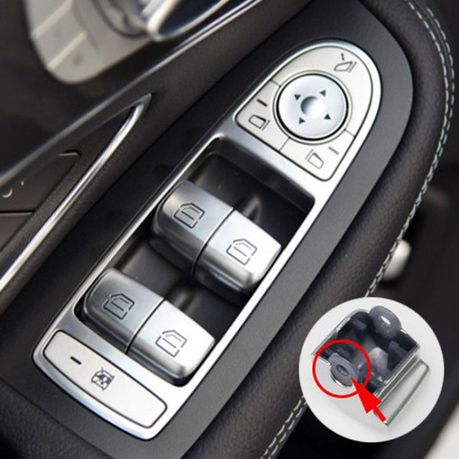 WINDOW SWITCH BUTTON REPLACEMENT FOR MERCEDES W205 - RIGHT SIDE (SINGLE BUTTON)