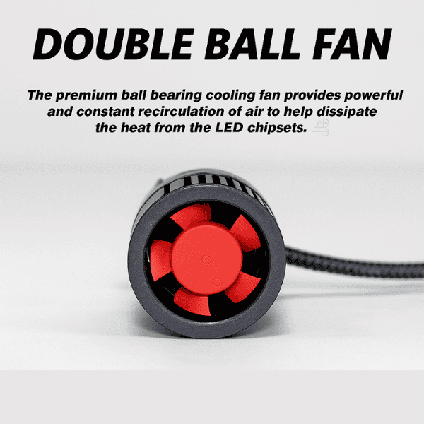 D18 H4 CANBUS ERROR FREE 55W WHITE LED KIT 6000K