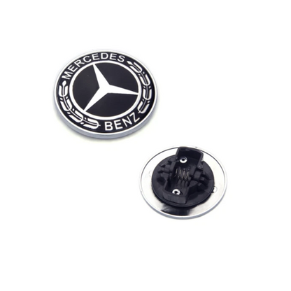 Mercedes-Benz Black Front Hood Emblem 57mm – A0008171701