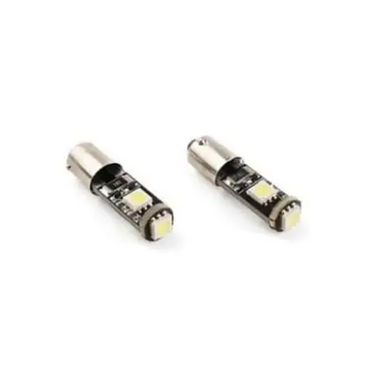 T4W/ BA9s 3SMD LED Tower - 2 Pcs white