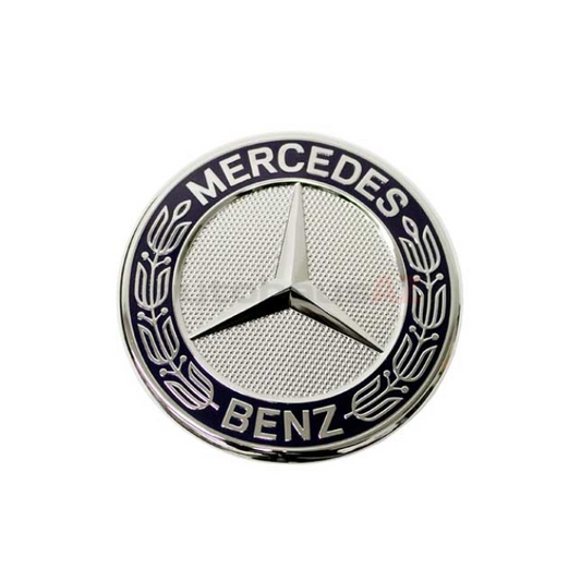 Mercedes Benz 57mm Bonnet Badge - A2188170116 Blue Colour