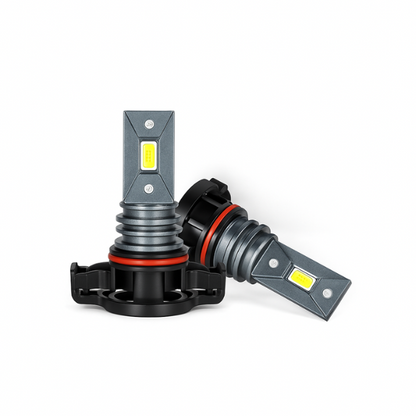 Super Bright Mini LED Fog Light Bulbs (White) 2 Pieces - PSX24W