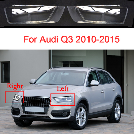 Audi Q3 11-15 Headlight Replacement Lens 8U0941003DDDZ - Left Side