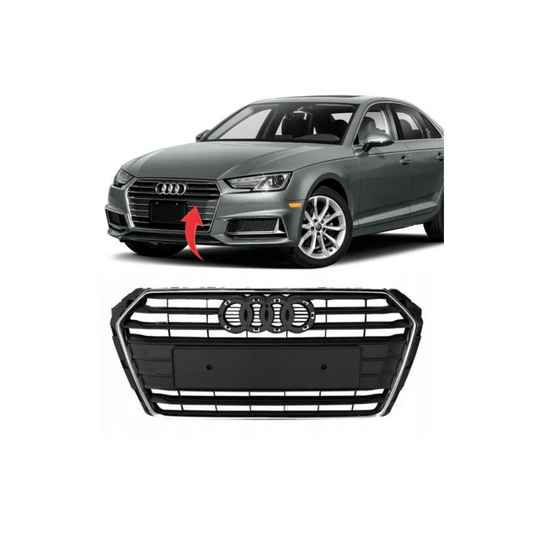 Audi A4 B9 Front Main Grille - 8W0853651 NO BADGE