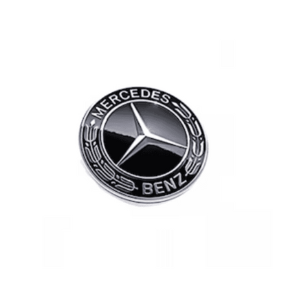 Mercedes Benz 57mm Bonnet Badge - A2188170116 Black Colour