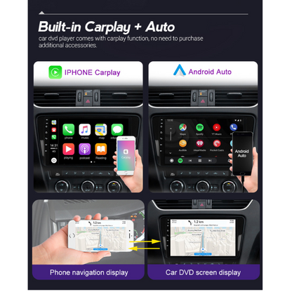 10.1-inch Android 14 GPS Head Unit with CarPlay Support for Hyundai Staria H1 (2021-2024