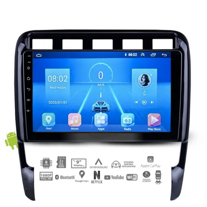 9-inch Android GPS and Entertainment System for Porsche Cayenne (2003-2013)