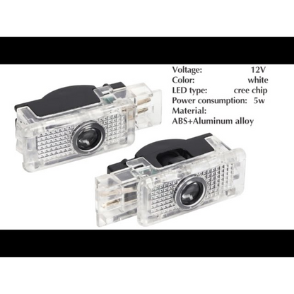 Mercedes W203 LED Car Door Logo Lights  - Set of 2