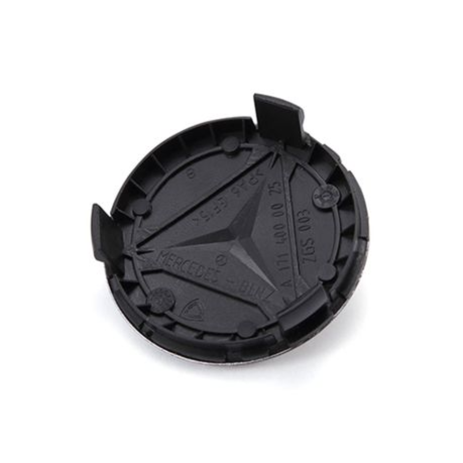 Mercedes Centre Wheel Hub Cap 75mm - Single Black