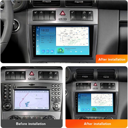 9" Android 12 Car Multimedia Player – For Mercedes-Benz C-Class W203 W209 (2004–2011)