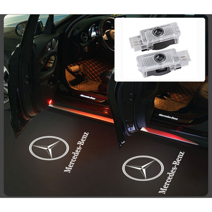 Mercedes W203 LED Car Door Logo Lights  - Set of 2