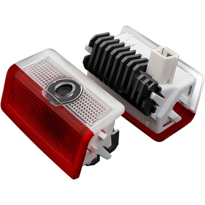 Mercedes Benz W205 LED Car Logo Lights - Set of 2