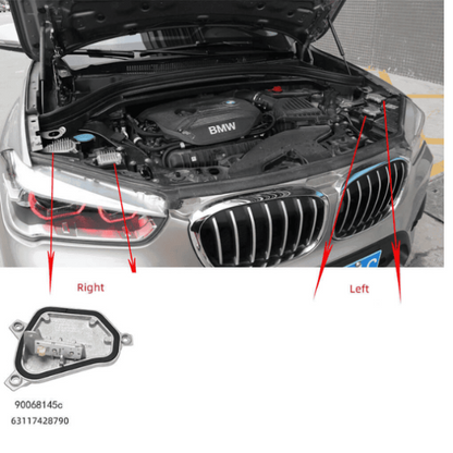 LED Day Running Lights Module BMW - Right side 63117428790