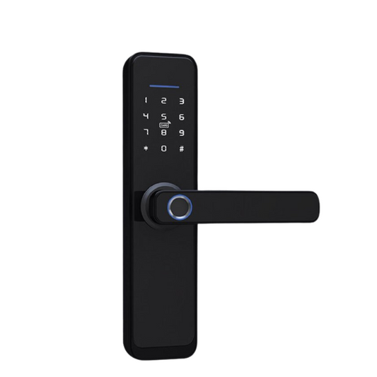 Smart Intelligent Wifi Door Lock - Black Tuya