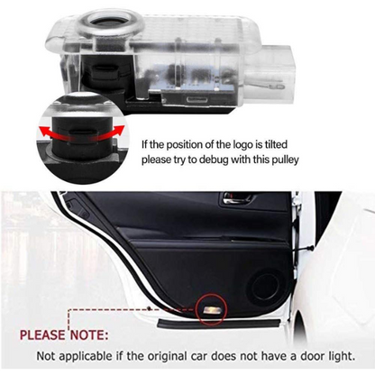 Audi Car Door LED Logo Lights - Set of 2