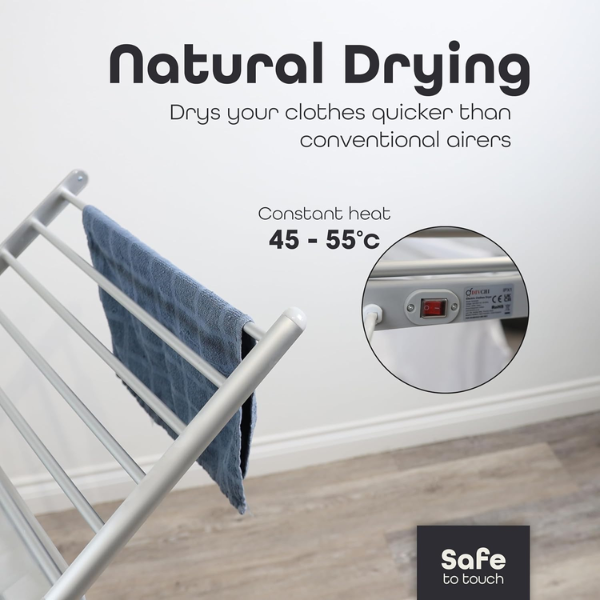 Electric Foldable Clothes Air Drying Rack