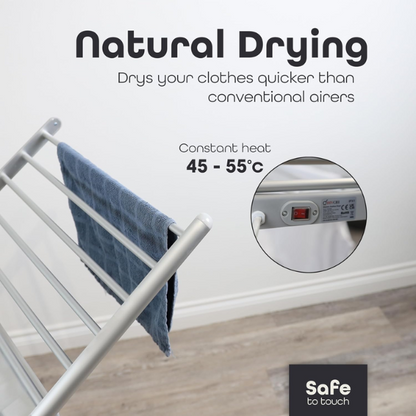 Electric Foldable Clothes Air Drying Rack