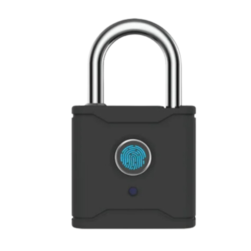 Bluetooth Smart Padlock Fingerprint Lock Keyless with TTlock App - Black 60mm